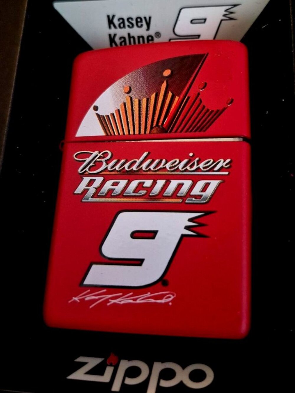 2007 Budweiser Racing #9 Kasey Kahne Zippo Lighter